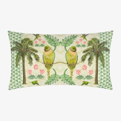 Dunelm Wylder Valera Zika Parrots Rectangle Cushion MultiColoured