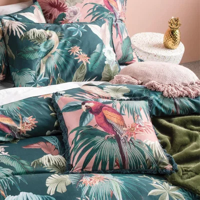 Dunelm Linen House Fernanda Cushion MultiColoured
