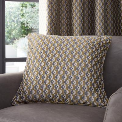Dunelm Elements Ivar Ochre Cushion Yellow/Grey/White