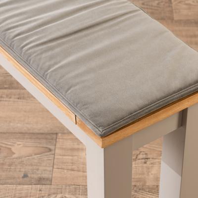 Dunelm Eliza Bench Pad Steeple Grey
