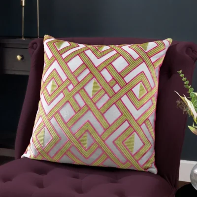 Dunelm Paoletti Henley Rectangle Cushion