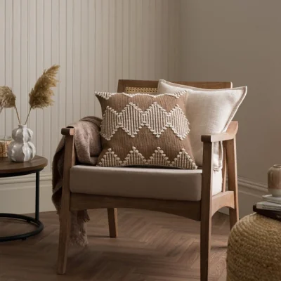 Dunelm Global Triangle Square Cushion