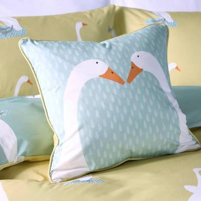 Dunelm Puddles Teal Cushion 43cm x 43cm Teal (Blue)
