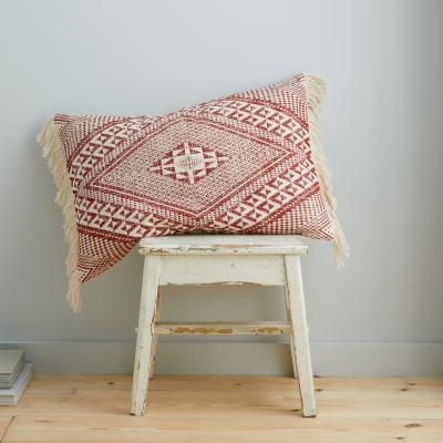 Dunelm Pineapple Elephant Kebra Aztec Cushion Terracotta