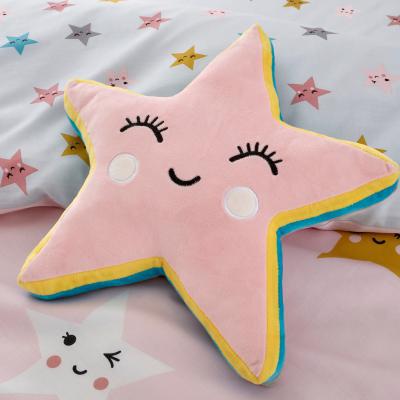 Dunelm Cosatto Happy Stars Cushion Pink, Blue and Yellow