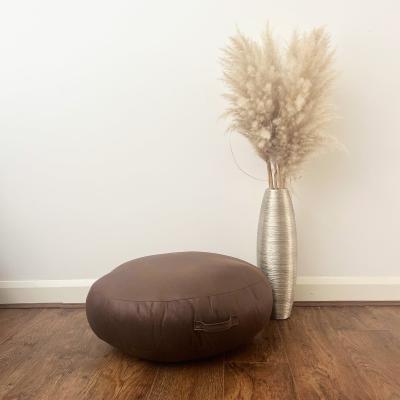 Dunelm Daro Colorado Round Floor Cushion Brown
