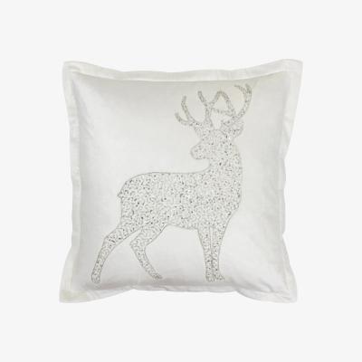 Dunelm Wonderland Prancer White Cushion White