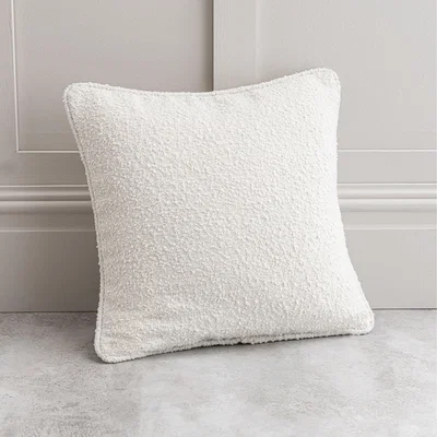 Dunelm Churchgate Woodhouse Boucle Ivory Cushion Cream