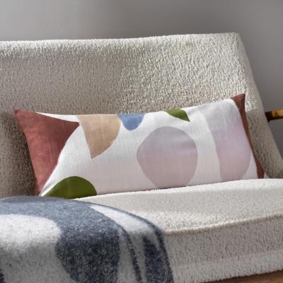 Dunelm Meta Rectangle Cushion MultiColoured