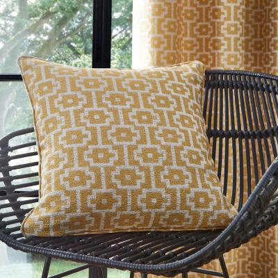 Dunelm Riad Old Gold Cushion Old Gold