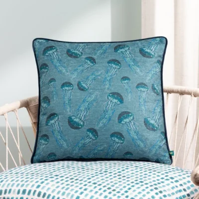 Dunelm Wylder Nature Abyss Jellyfish Rectangle Cushion