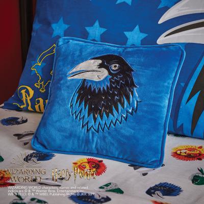 Dunelm Harry Potter Ravenclaw Cushion Blue and Black