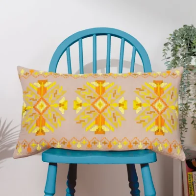 Dunelm Furn Kalina Cotton Rectangle Cushion