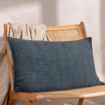 Dunelm Yard Ribble Rectangular Cushion Ink