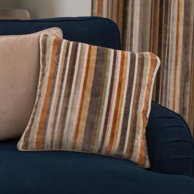 Dunelm Aliyah Stripe Square Cushion Natural