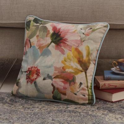 Dunelm Serenity Floral Square Filled Cushion