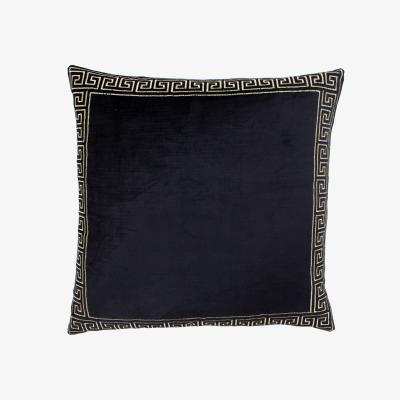 Dunelm Apollo Cushion Black and Beige
