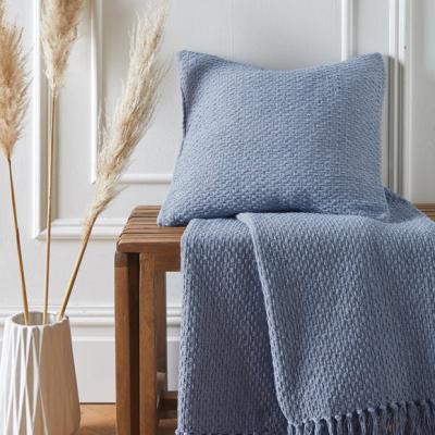 Dunelm Hayden Woven Cotton Square Filled Cushion