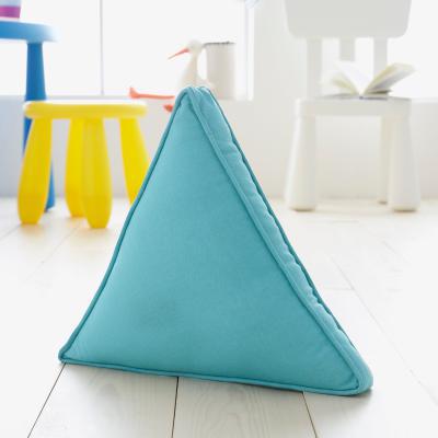 Dunelm Triangle Cushion Ocean Blue