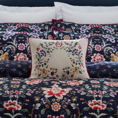 Dunelm Dorma Midnight Garden Rectangular Cushion Cream