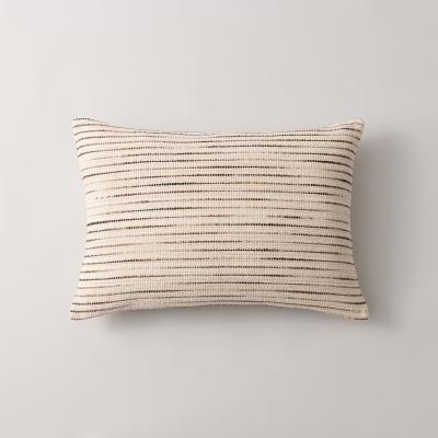 Dunelm Ava Stripe Cushion Ava Pinecone