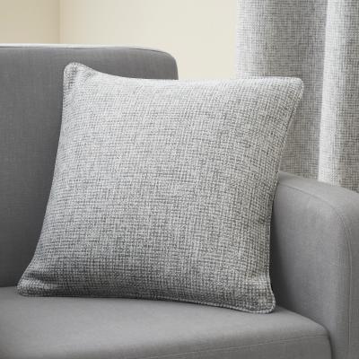 Dunelm Albert Chenille Cushion Silver