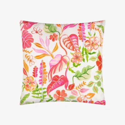 Dunelm Tropical Bloom Outdoor Square Cushion