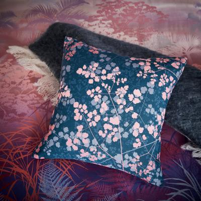 Dunelm Clarissa Kimono Jacquard Cushion Blush
