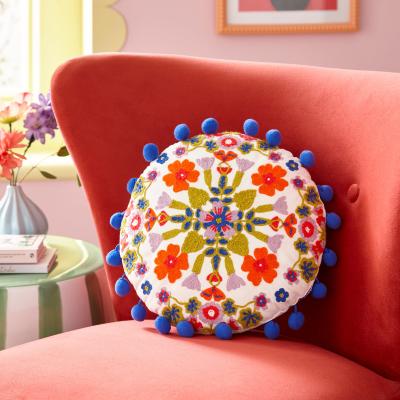 Dunelm Sophie Robinson Courtyard Garden Round Cushion