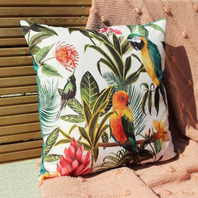Dunelm Parrots Multicoloured Outdoor Cushion MultiColoured