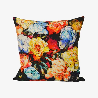 Dunelm Chaumont 45cm x 45cm Cushion Black