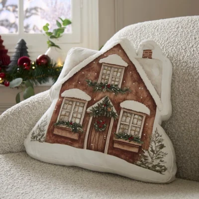Dunelm Beaded Traditional House Cushion