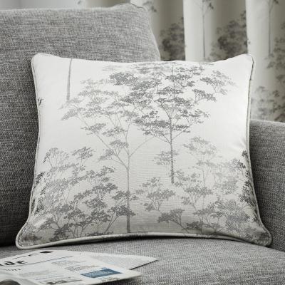 Dunelm Curtina Elmwood Cushion Silver