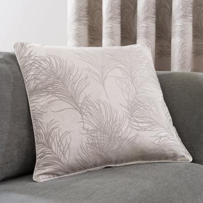 Dunelm Feathers Grey Cushion Grey