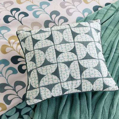 Dunelm Helena Springfield Liv Tolka Teal Cushion Teal (Blue)