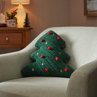 Dunelm Christmas Tree Shaped Cushion