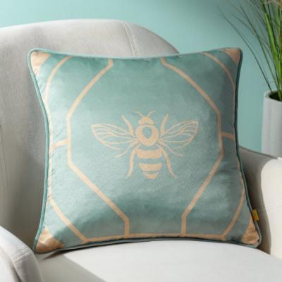 Dunelm Furn Bee Deco Polyester Square Cushion