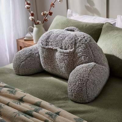 Dunelm Heated Cuddle Cushion Grey