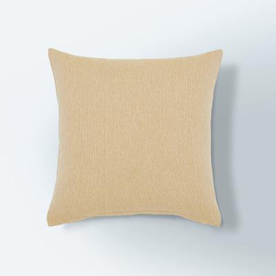 Dunelm Croston Cotton Cushion Yellow