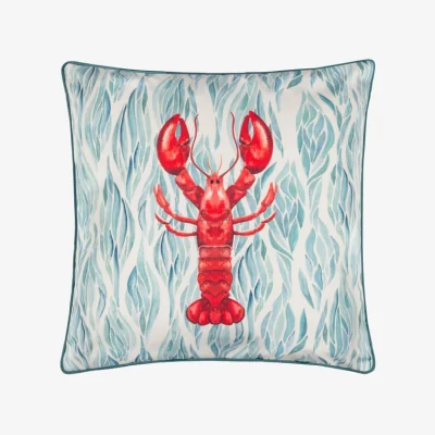 Dunelm Abersoch Lobster Outdoor Square Cushion
