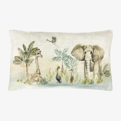 Dunelm Evans Lichfield Kenya Scene Rectangle Cushion