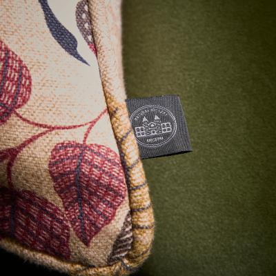 Dunelm Sparrow Bird Square Cushion Ochre
