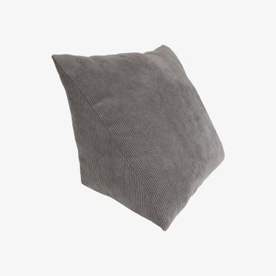 Dunelm Corduroy Charcoal Rest Cushion Charcoal