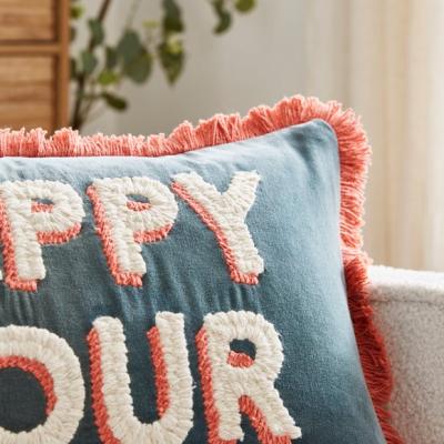 Dunelm Happy Hour Rectangle Cushion