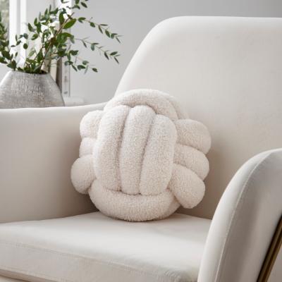 Dunelm Knot Boucle Ball Cushion