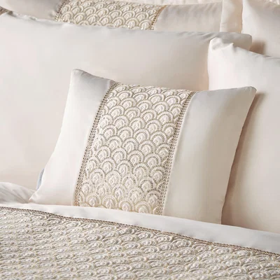 Dunelm Catherine Lansfield Deco Sequin Rectangle Cushion