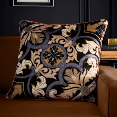 Dunelm Laurence Llewelyn-Bowen Festivo Velvet Square Cushion