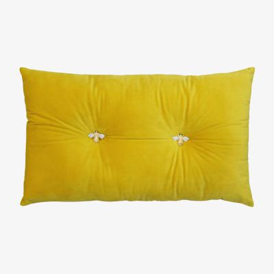 Dunelm Bumble Cushion Yellow