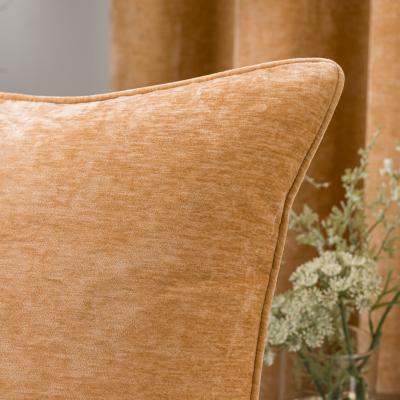 Dunelm Vintage Chenille Square Cushion Honey