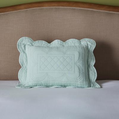Dunelm Dorma Soft Scalloped Rectangle Cushion